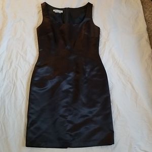 Satin black dress